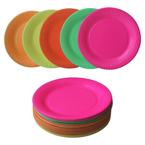 Pack 120 disposable neon - of,