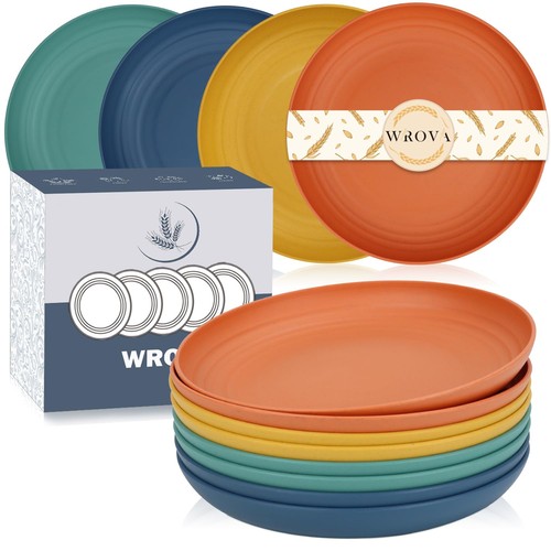Wrova plastic plates reusable - wrova,