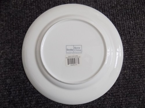 Denby bone china white rimmed - denby,