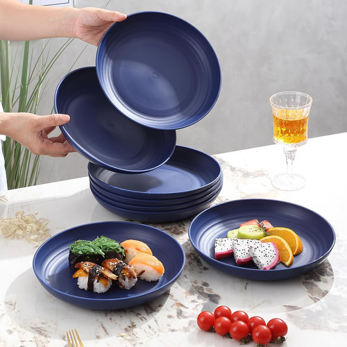 Large deep plastic plates - large,