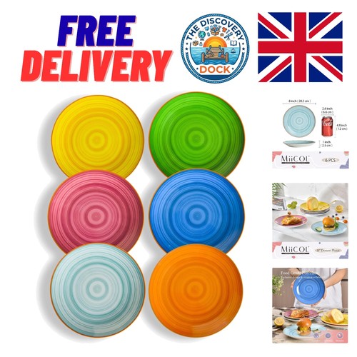 Set colourful ceramic - of, 6