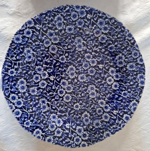 Burleigh blue calico dinner - calico,