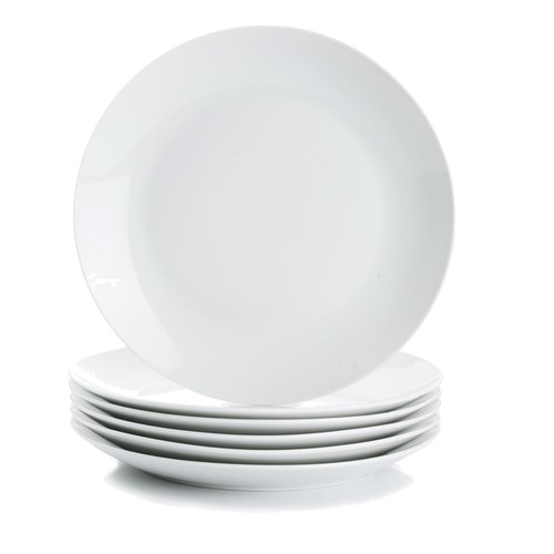 Ceramic dinner plates - set, 6